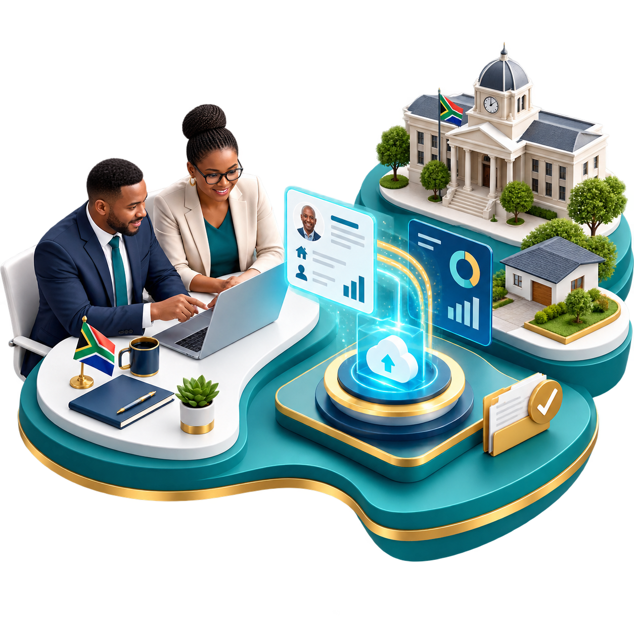 Municipality and PRX upload a property owner case into the platform